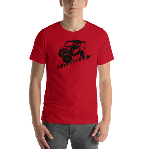 Honda Pioneer 1000 Belts are for Britches Short-Sleeve Unisex T-Shirt