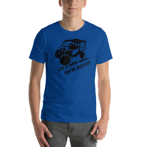 Honda Pioneer 1000 Life is Better When Short-Sleeve Unisex T-Shirt